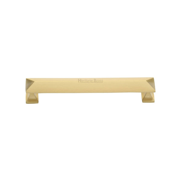 Pyramid Cabinet Pull Handle by M Marcus - Heritage Brass