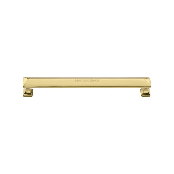 Pyramid Cabinet Pull Handle by M Marcus - Heritage Brass