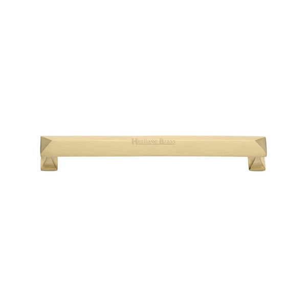 Pyramid Cabinet Pull Handle by M Marcus - Heritage Brass