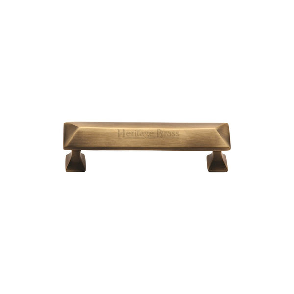 Pyramid Cabinet Pull Handle by M Marcus - Heritage Brass