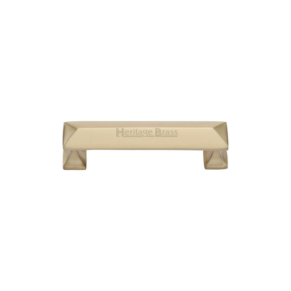 Pyramid Cabinet Pull Handle by M Marcus - Heritage Brass