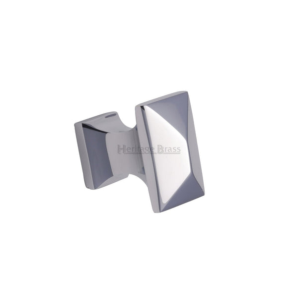 Pyramid Cabinet Knob by M Marcus - Heritage Brass