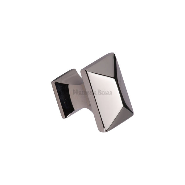Pyramid Cabinet Knob by M Marcus - Heritage Brass