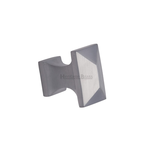 Pyramid Cabinet Knob by M Marcus - Heritage Brass