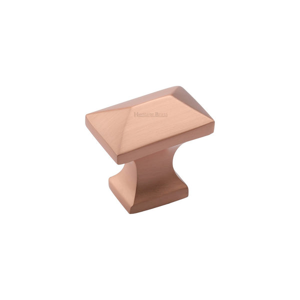 Pyramid Cabinet Knob by M Marcus - Heritage Brass