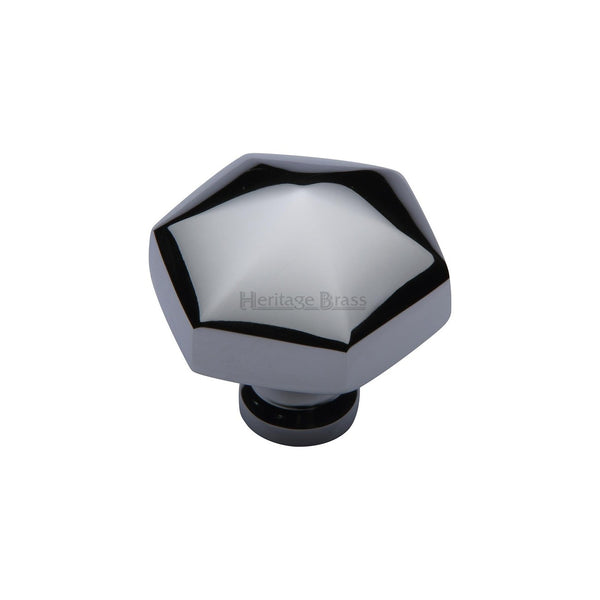 Classic Hexagon Cabinet Knob by M Marcus - Heritage Brass