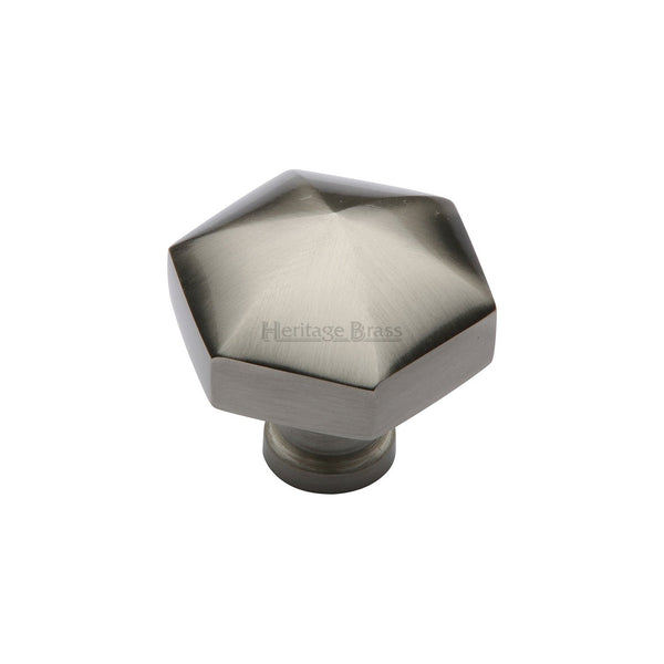 Classic Hexagon Cabinet Knob by M Marcus - Heritage Brass