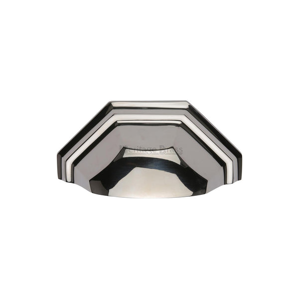 Deco Cabinet Drawer Pull by M Marcus - Heritage Brass