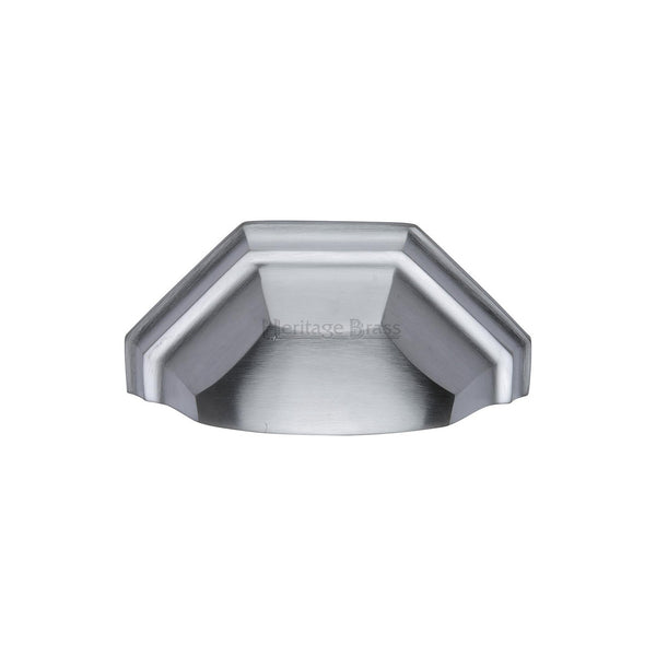 Deco Cabinet Drawer Pull by M Marcus - Heritage Brass