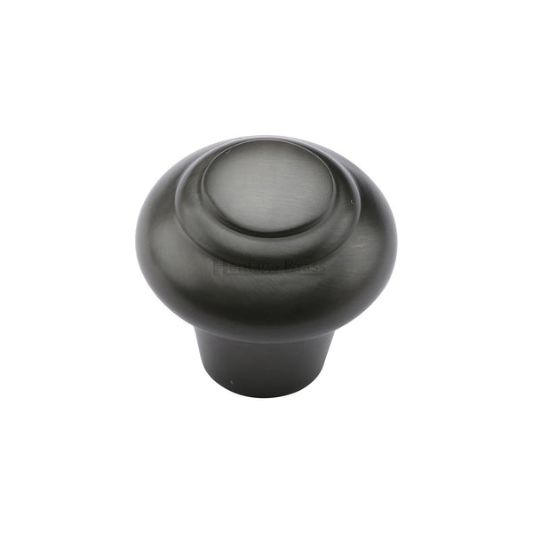 Round Bead Cabinet Knob by M Marcus - Heritage Brass