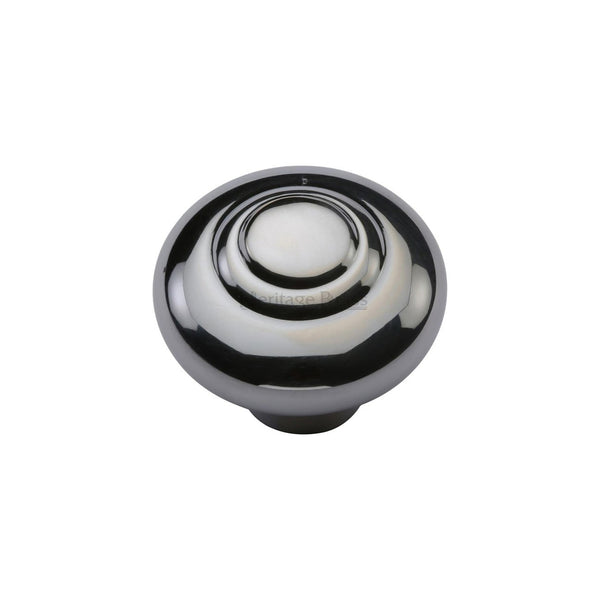 Round Bead Cabinet Knob by M Marcus - Heritage Brass