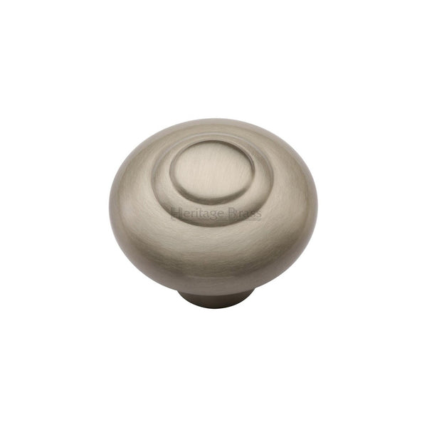 Round Bead Cabinet Knob by M Marcus - Heritage Brass