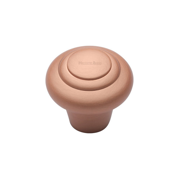 Round Bead Cabinet Knob by M Marcus - Heritage Brass
