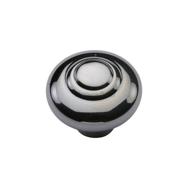 Round Bead Cabinet Knob by M Marcus - Heritage Brass