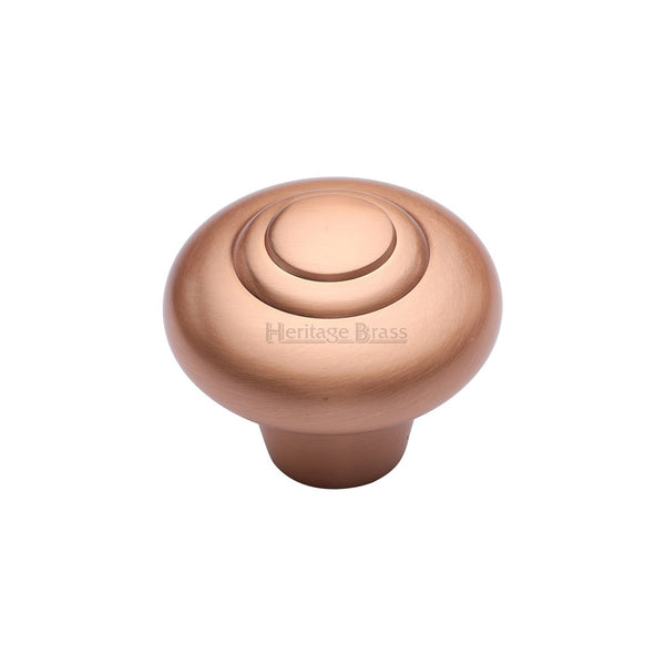 Round Bead Cabinet Knob by M Marcus - Heritage Brass