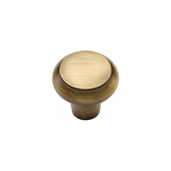 Domed Cabinet Knob by M Marcus - Heritage Brass