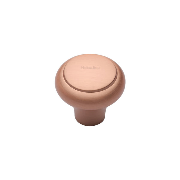 Round Edge Cabinet Knob by M Marcus - Heritage Brass