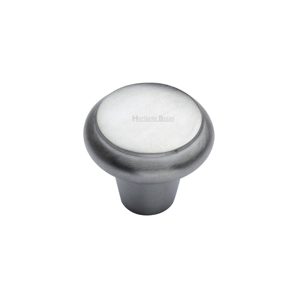 Round Edge Cabinet Knob by M Marcus - Heritage Brass