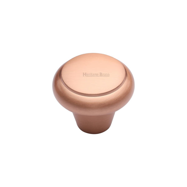 Round Edge Cabinet Knob by M Marcus - Heritage Brass