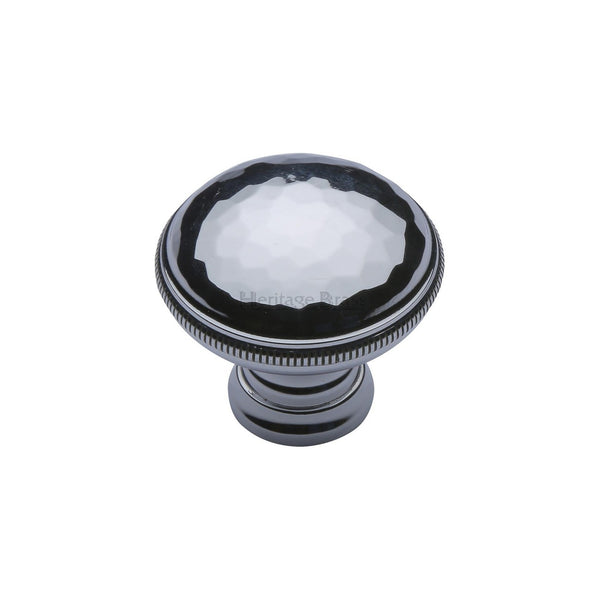 Diamond Cut Cabinet Knob. by M Marcus - Heritage Brass