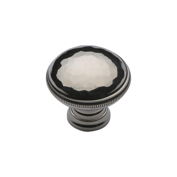 Diamond Cut Cabinet Knob. by M Marcus - Heritage Brass