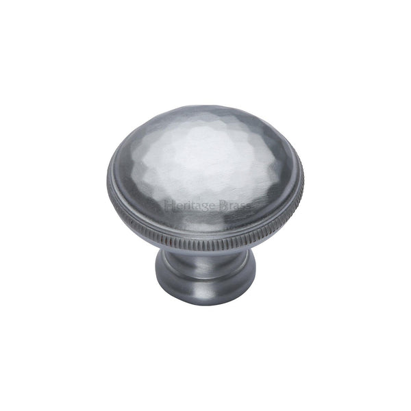 Diamond Cut Cabinet Knob. by M Marcus - Heritage Brass