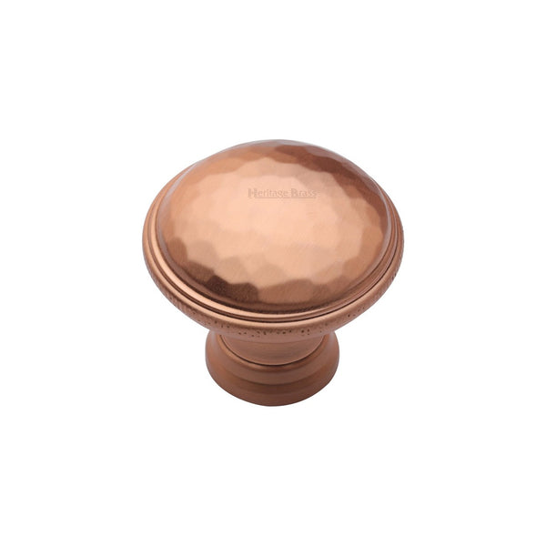 Diamond Cut Cabinet Knob. by M Marcus - Heritage Brass