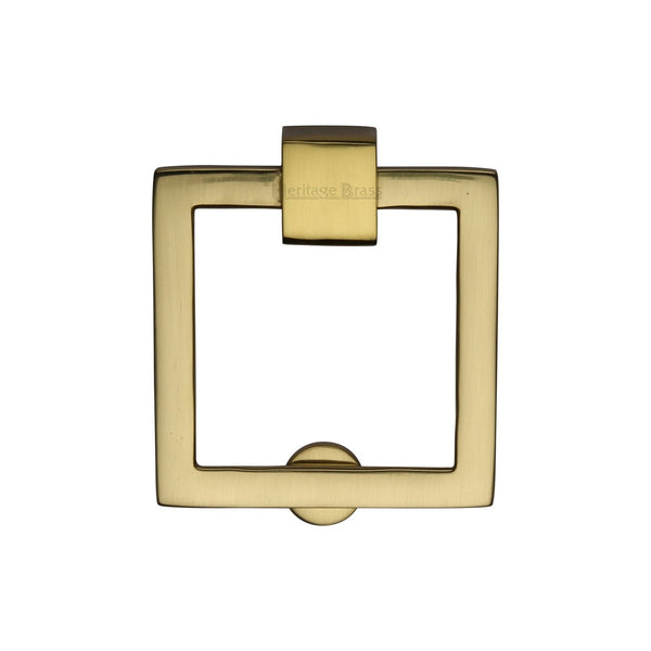 Square Cabinet Drop Pull by M Marcus - Heritage Brass