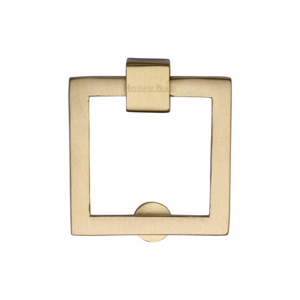 Square Cabinet Drop Pull by M Marcus - Heritage Brass
