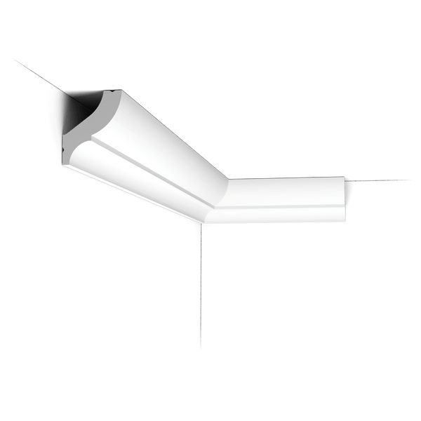 Orac CB502N Non-Primed Cornice Coving (Box Quantity) 59mm x 49mm x 2m – Durofoam