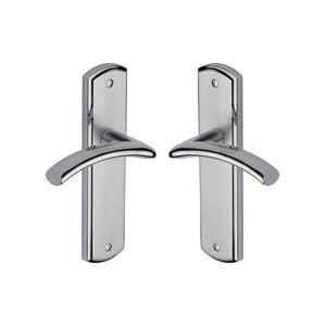 Centaur Door Handle on Plate by M Marcus - Heritage Brass