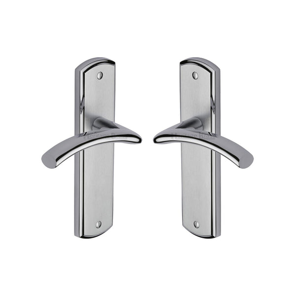 Centaur Door Handle on Plate by M Marcus - Heritage Brass