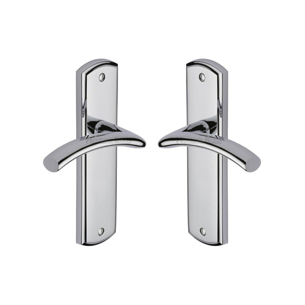 Centaur Door Handle on Plate by M Marcus - Heritage Brass
