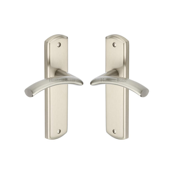 Centaur Door Handle on Plate by M Marcus - Heritage Brass