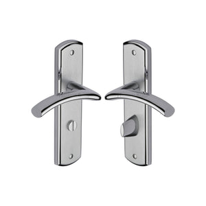 Centaur Door Handle on Plate by M Marcus - Heritage Brass