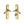 Centaur Door Handle on Plate by M Marcus - Heritage Brass