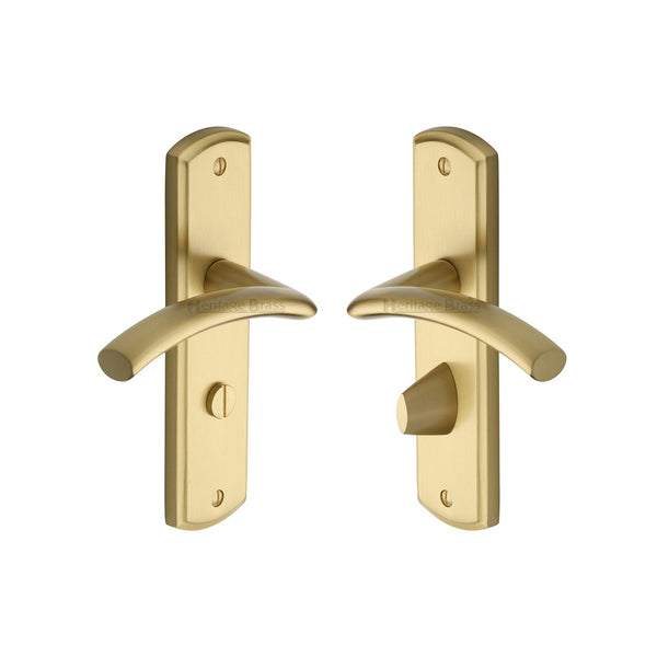 Centaur Door Handle on Plate by M Marcus - Heritage Brass