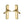 Centaur Door Handle on Plate by M Marcus - Heritage Brass