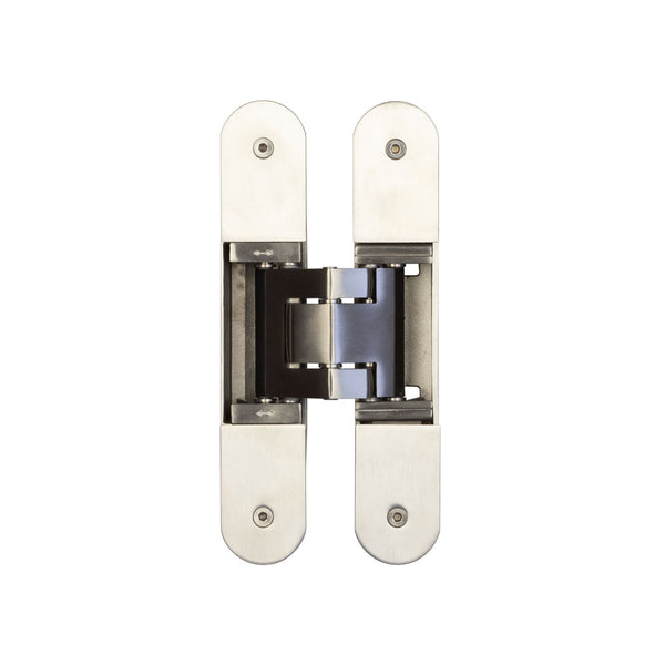 Ghost 160mm 3D Concealed Hinge Satin Stainless Steel