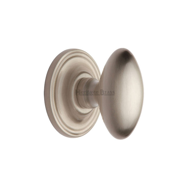 Chelsea Door Knob on Rose by M Marcus - Heritage Brass