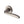 Columbus Door Handle on Round Rose by M Marcus - Heritage Brass