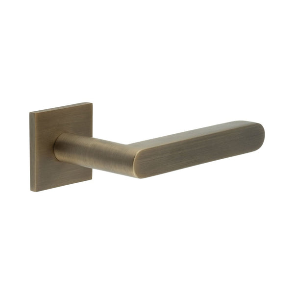 CRES-101 Unsprung Square Rose Door Handle by Cres By Frelan