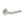 CRES-102 Fixed Dead Round Rose Door Handle by Cres By Frelan