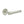 CRES-103 Fixed Dead Round Rose Door Handle by Cres By Frelan