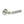 CRES-104 Fixed Dead Round Rose Door Handle by Cres By Frelan