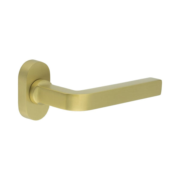 CRES-104 Multi Point Oval Rose Door Handle by Cres By Frelan