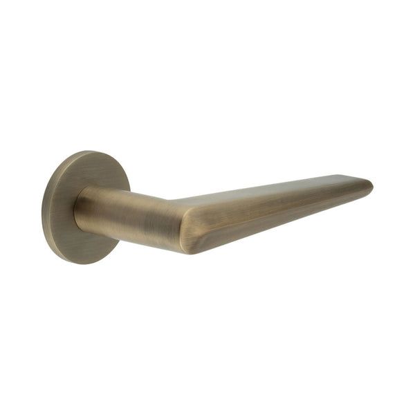 CRES-107 Sprung Round Rose Door Handle