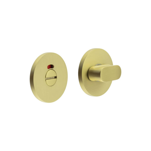 CRES-801 Thumb Turn & Lock Round Rose w/ Indicator