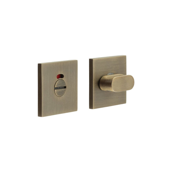 CRES-801 Thumb Turn & Lock Square Rose w/ Indicator