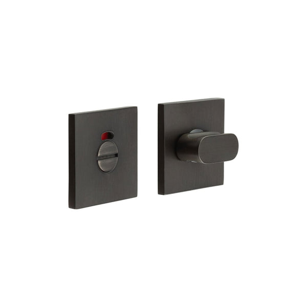 CRES-801 Thumb Turn & Lock Square Rose w/ Indicator